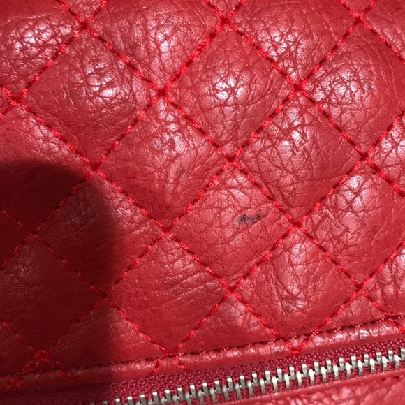 Red Zipper Clutch from Italy - Picture 6 of 6
